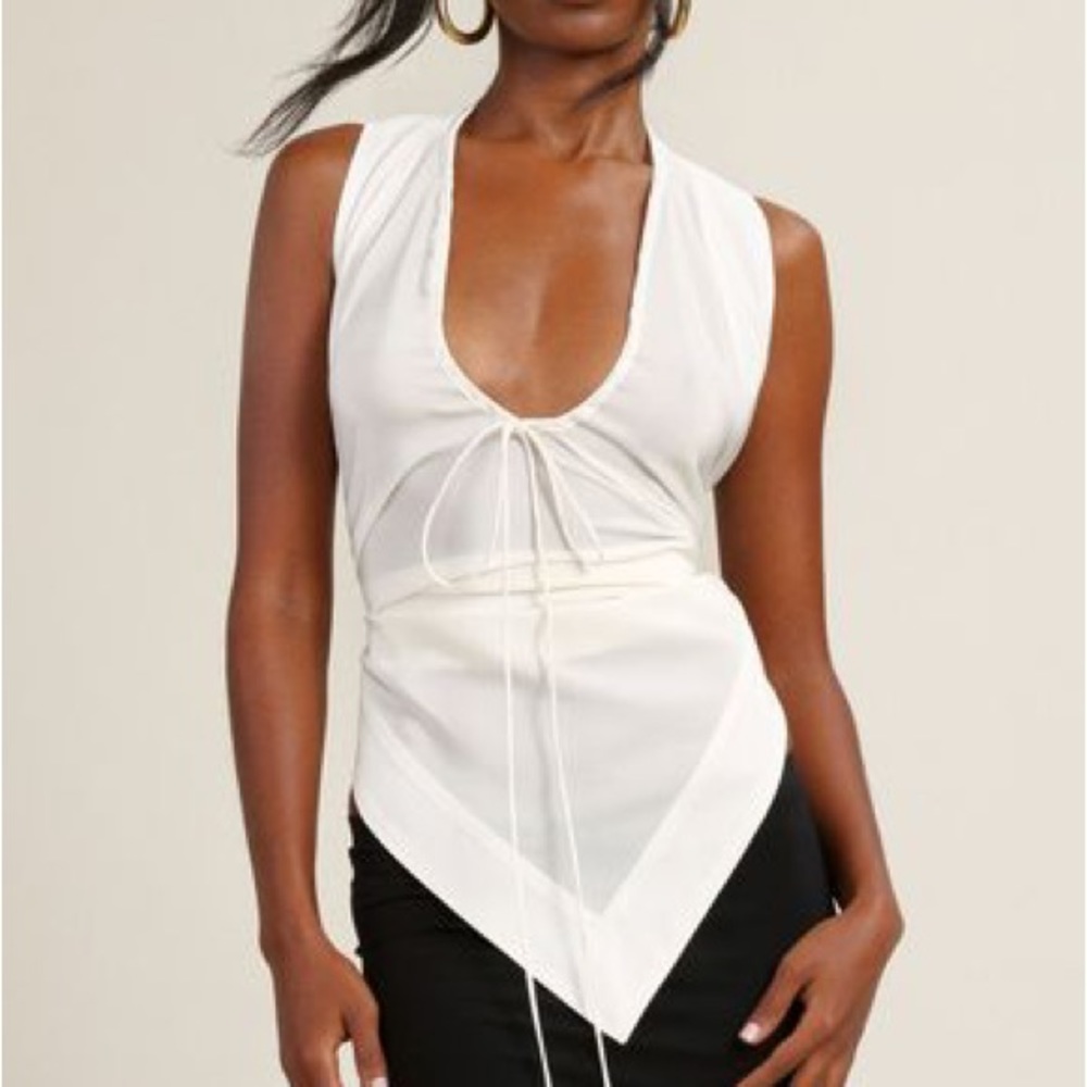 Orseund Iris Halter Tie Top